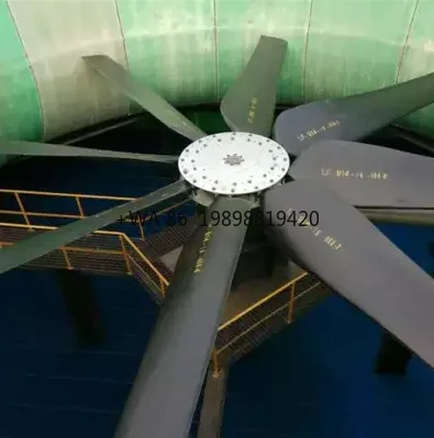 Axiale ventilatoren voor koeling Torenventilator Ventilatie Koeltoren Ventilatiestapel met
