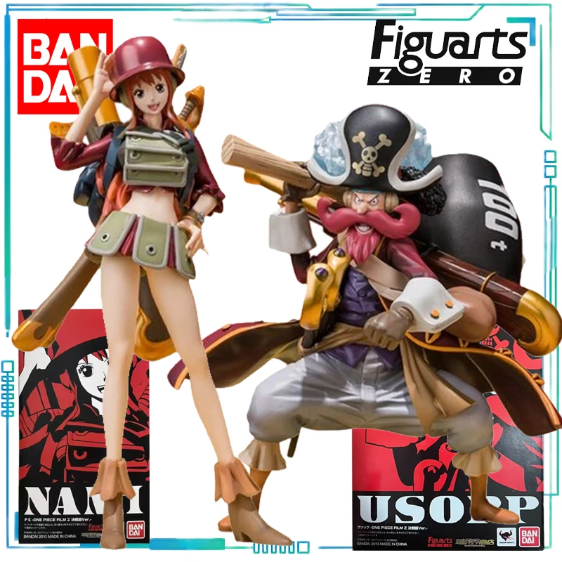 

BANDAI Genuine FiguartsZERO Series ONE PIECE FILM Z Nami,Usopp Finished Model Toys, Retro Toys As A Gift