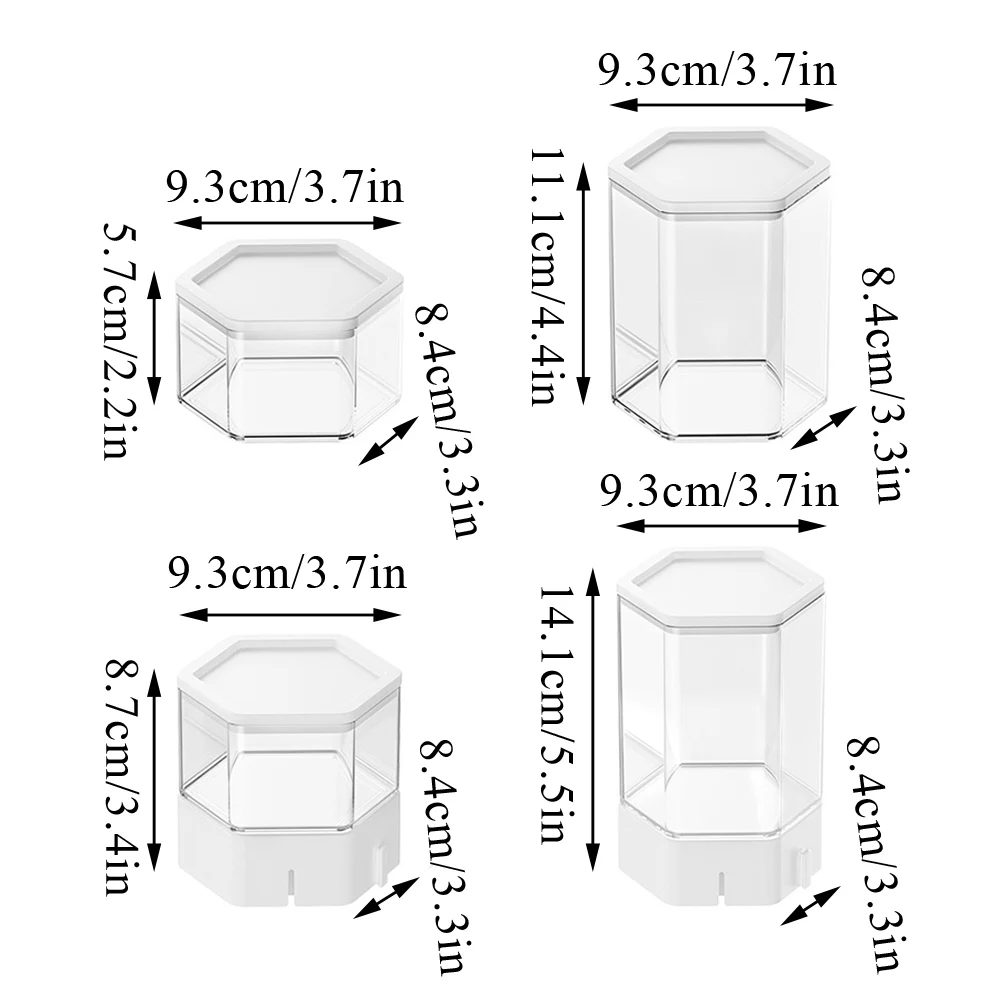 Transparent Acrylic Display Box Suitable For Cartoon Doll Mystery Box Cube Display Box Holder Dustproof Stationery Storage Box