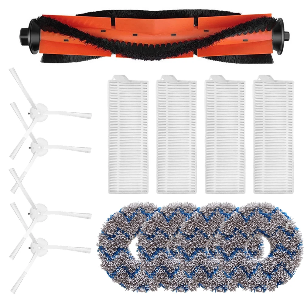 مرشح الجانب الرئيسي فرشاة ممسحة القماش عدة نظافة الهواء أرضيات بلا أضواء وتنظيف الحواف الكاملة ل IMOU RV2 جهاز آلي لتنظيف الأتربة #2