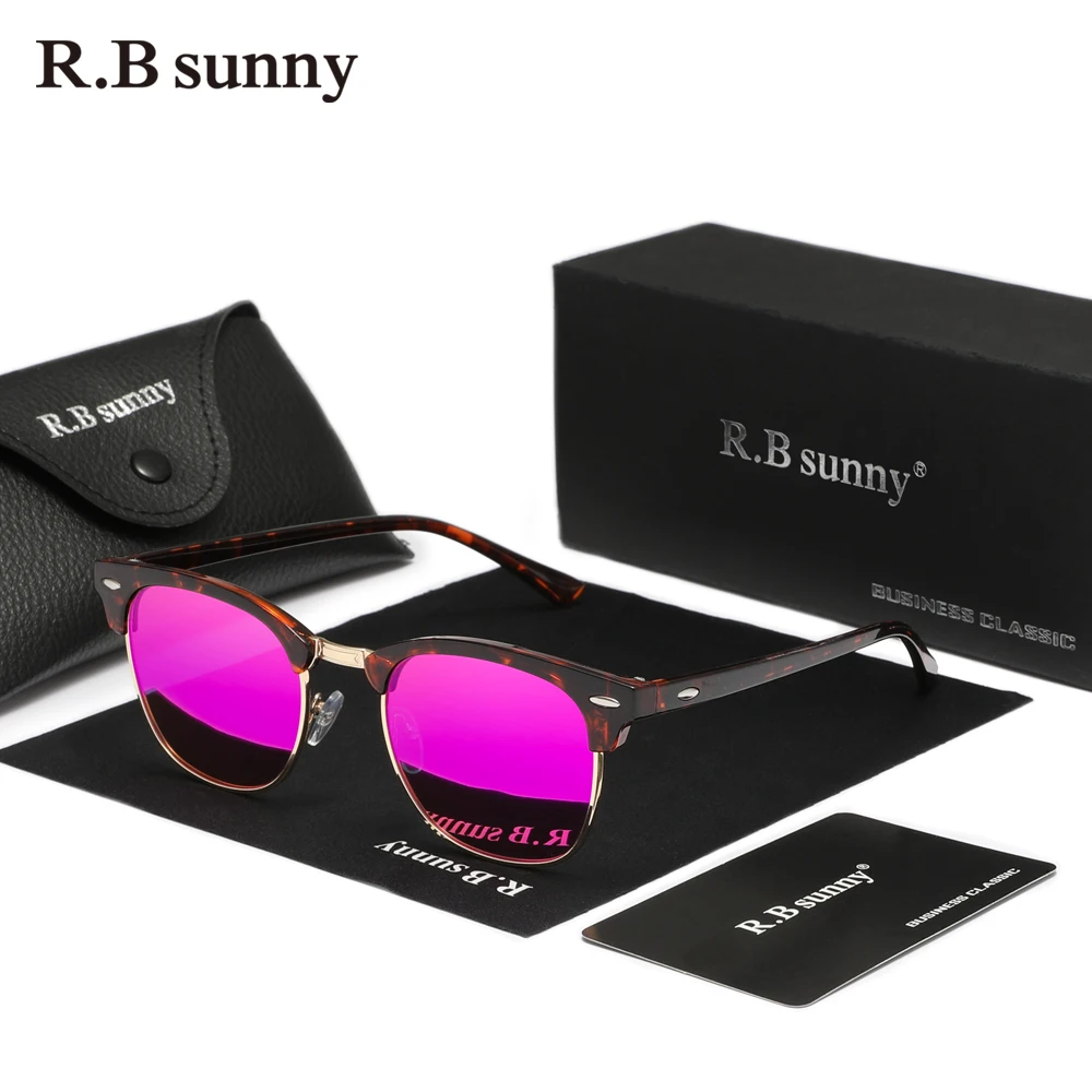 RBsunny Mode HD Round Sunglasses Black 3
