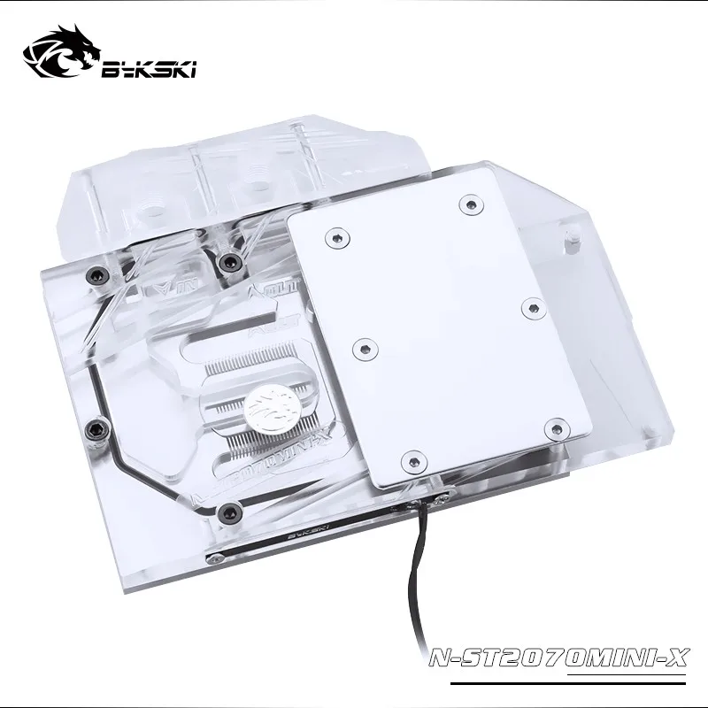 

Водяной блок Bykski Gpu для ZOTAC RTX2070 8GD6 MINI OC/RTX 2060 AMP/с полным покрытием, медная фотовспышка/3PIN 5V RGB/4PIN 12V RGB