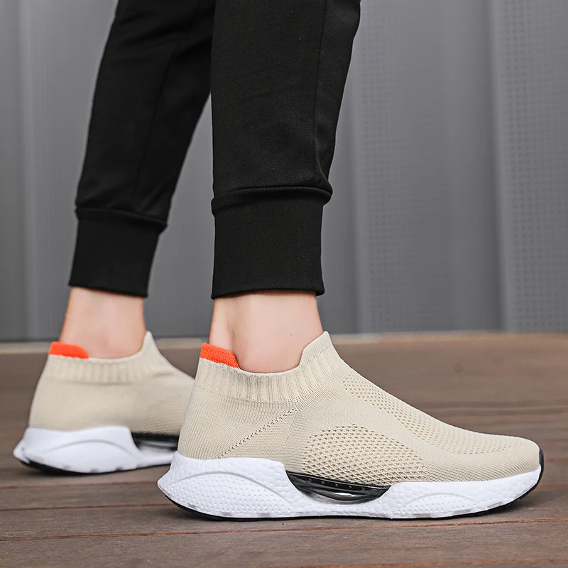 Chaussures de course décontractées pour hommes, baskets de tennis pour hommes, chaussures de sport de luxe, chaussures de course respirantes, mocassins tendance_voghion.com