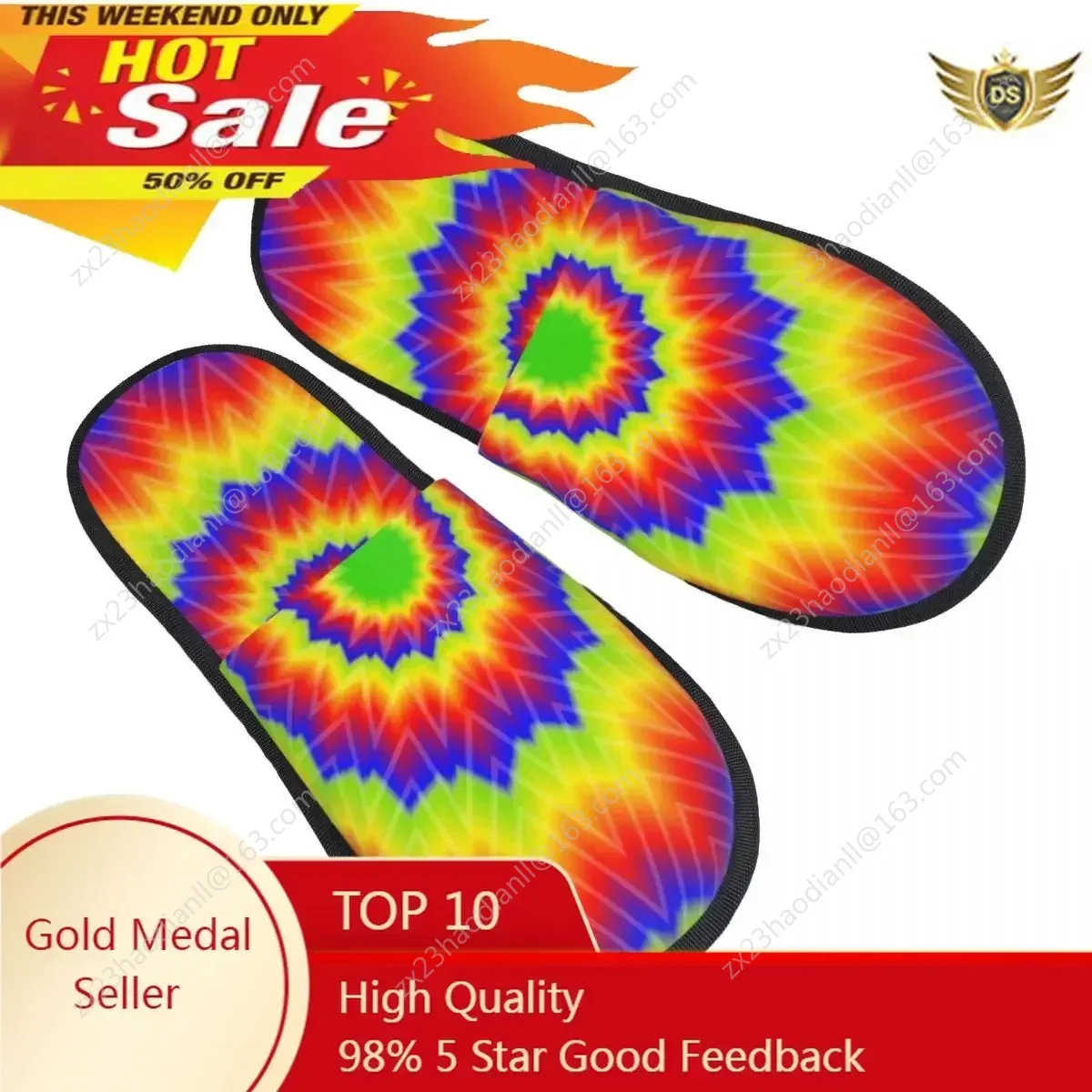 

Indoor Psychedelic Optical Illusion Background Warm Slippers Winter Home Plush Slippers Fashion Home Soft Fluffy Slippers