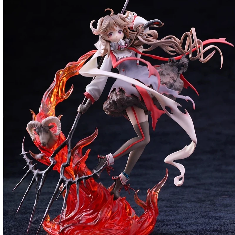 

29cm GK Collectible Statue Arknights Eyjafjalla Little Sheep Ver Resin Model Kit for DIY Painting Anime Figure Sculpture Craft