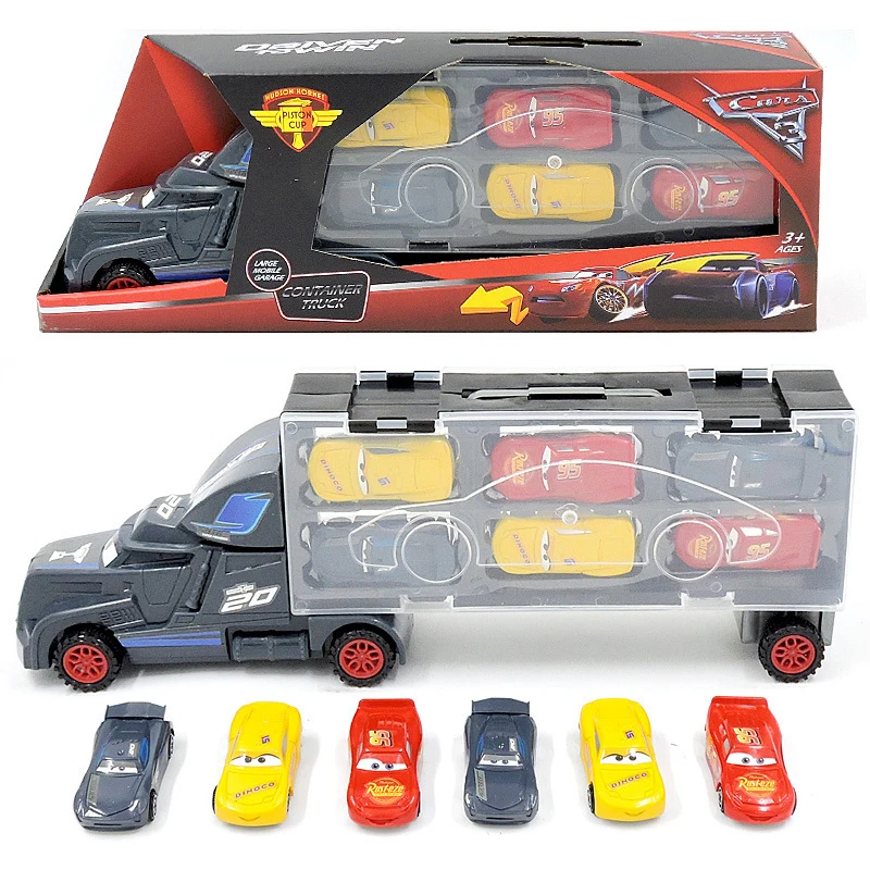 Disney Pixar Cars 3 Toy Lightning Mcqueen Jackson Storm Cruz Ramirez Mack truck Collection Plastic Model Car 2 Toy Children Gift