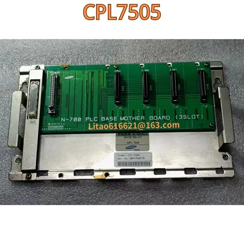 Second hand PLC motherboard CPL7505 functional test OK, fast delivery