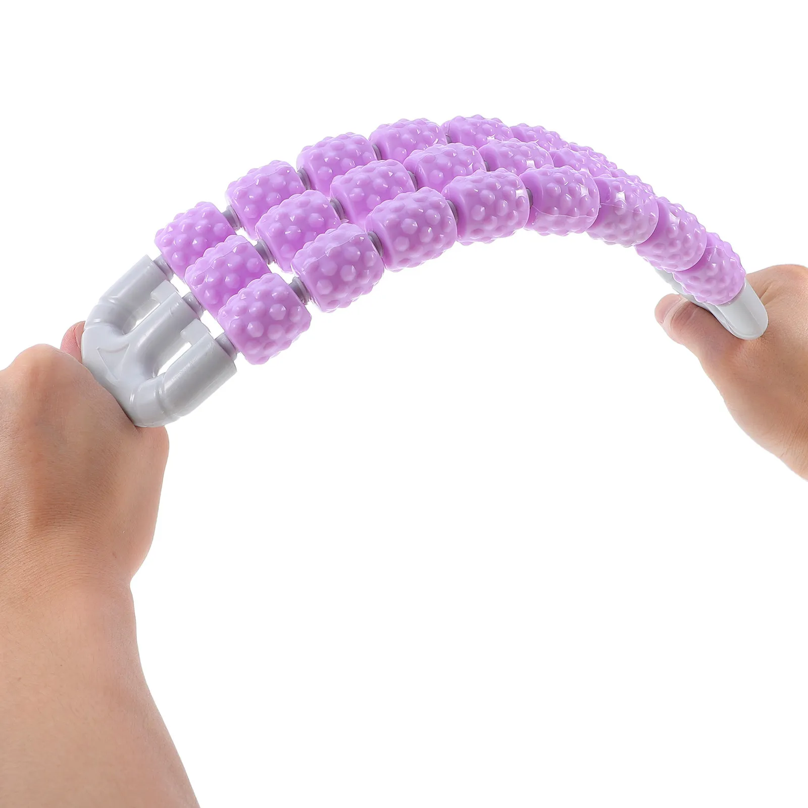 

Текстурированный массажный ролик-стик с гибкой конструкцией для точечного массажа всего тела, идеально подходит для спортсменов и фитнеса.