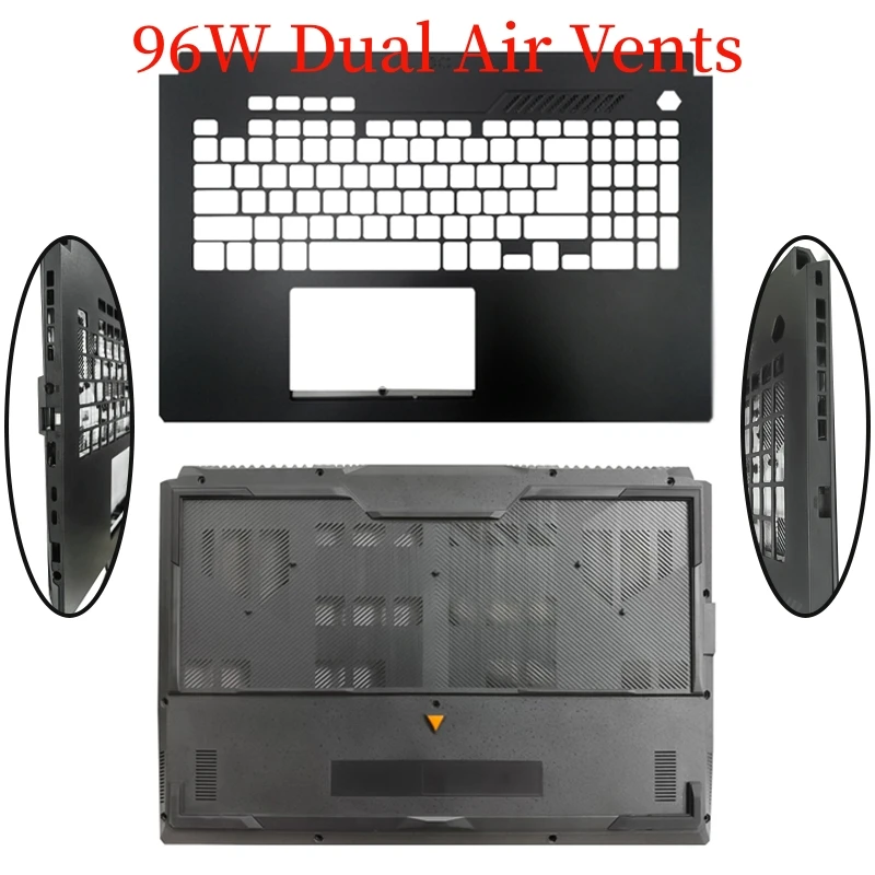 For ASUS TUF Gaming F17 FX707 A17 FA707 Laptop Accessories Notebook Screen LCD Back Cover Front Bezel Hinge Palmrest Bottom Case