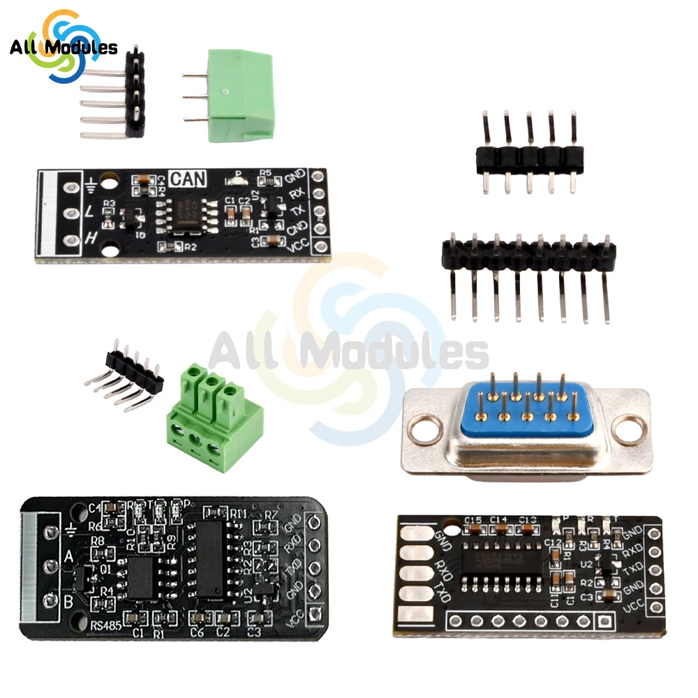 RS232 RS485 CAN to TTL Level Converter Board Serial Converter Board RS232 to TTL Communication Module Serial Port Module