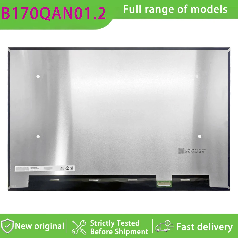 B170QAN01.2 17.0 Inch Wqxga 16 10 Aspect Ratio Ips Grade Lcd Display Panel Matte Non-touch  240hz Refresh Rate for Laptop