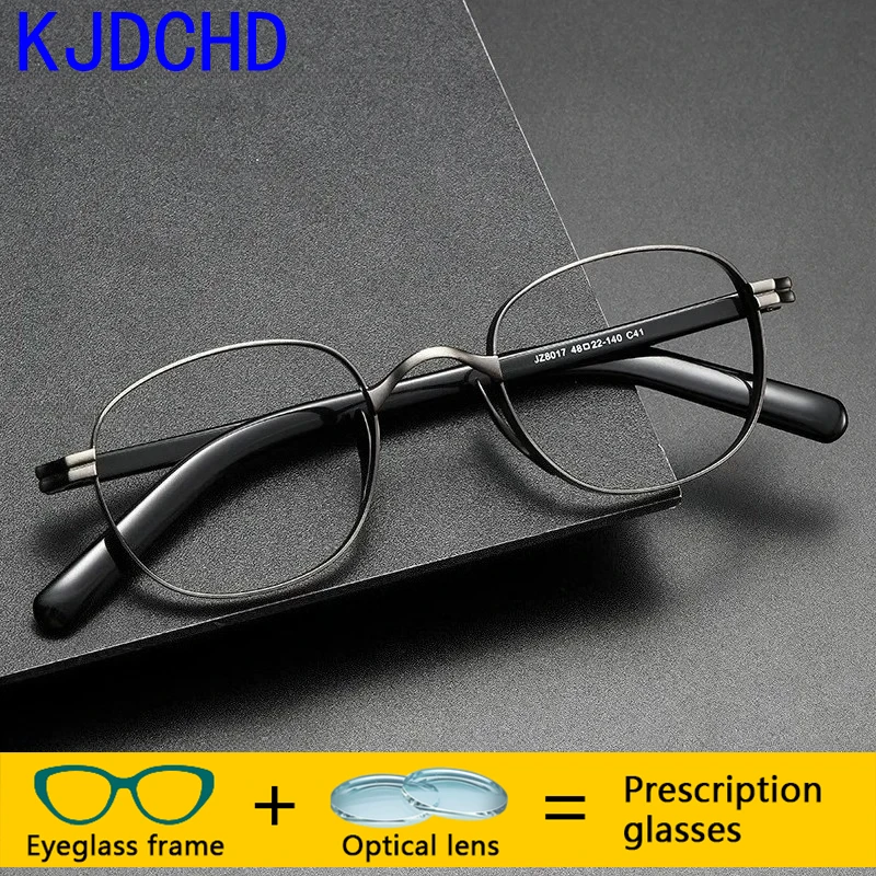 

Oval Titanium Multifocal Photochromic Glasses Men Progressive 1.74 Optical Eyeglasses Bifocal Doctor with Prescription Eyewear
