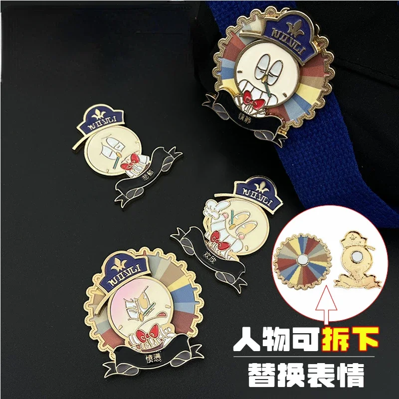 Honkai:Star Rail Clockie Clockwork Sentiment Expression Magnetic Metal Fridge Magnets Refrigerator Decorations Magnet Home Decor