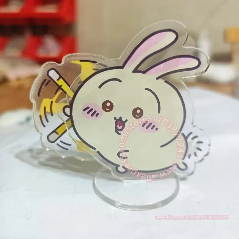 Chiikawa Series Acrylic Standing Plate Tabletop Decoration Birthday Present Childrens Toy Cartoon Ornament Model Usagi Hachiware