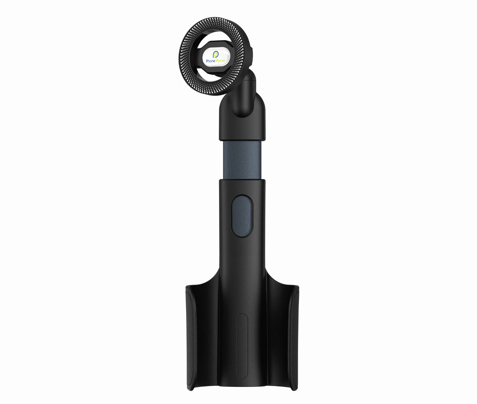 2 In 1 Car Cup Mount Holder Extra-strong Magnetic 360° Rotation Car Phone Holder Height-adjustable For Iphone17/16 Samsung S26