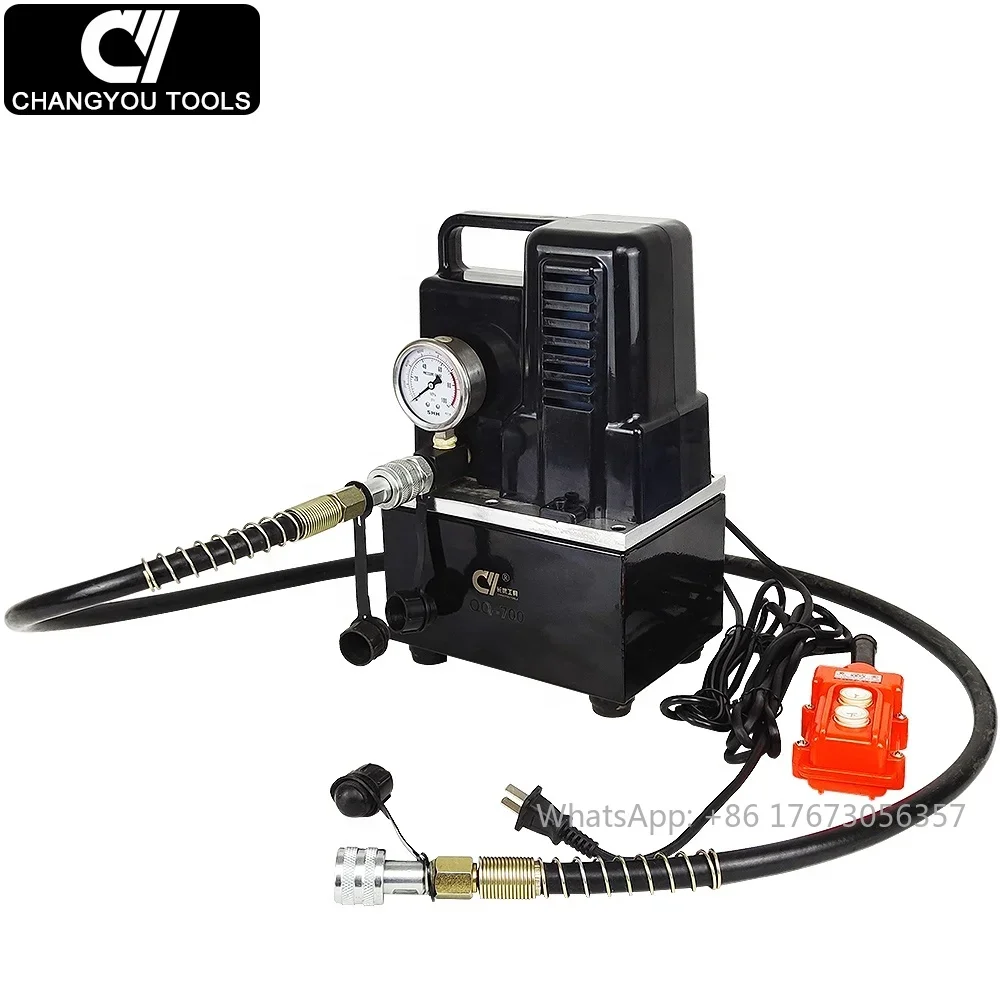 QQ-700 Portable Single Action Hydraulic Pump Dc 220v Electric Power Pack