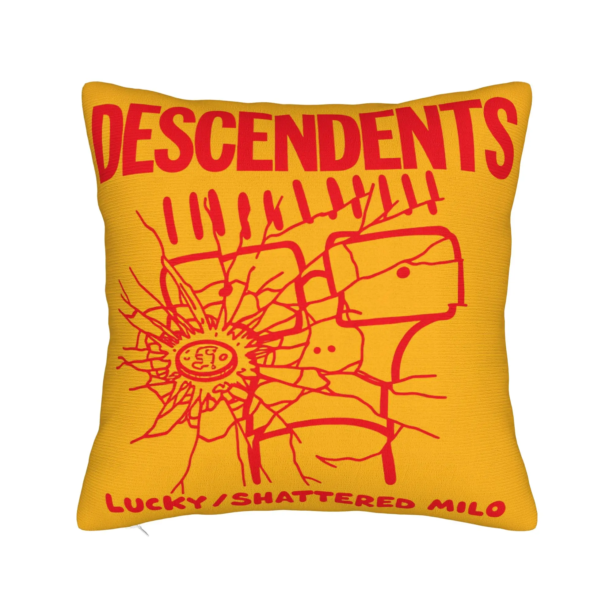 Descendents Milo Goes to College Pillow Cover  Graphic Cushion Cover Funny Pillow Case For Wedding Party Home Decor