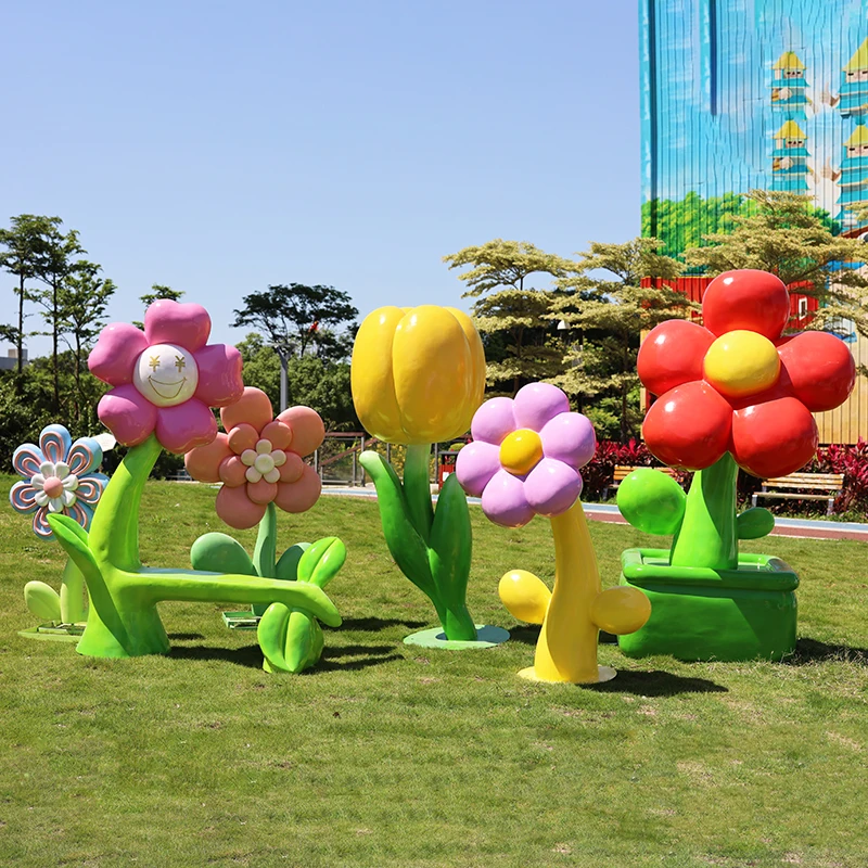 

FRP simulation sculpture outdoor photography Mei Chen