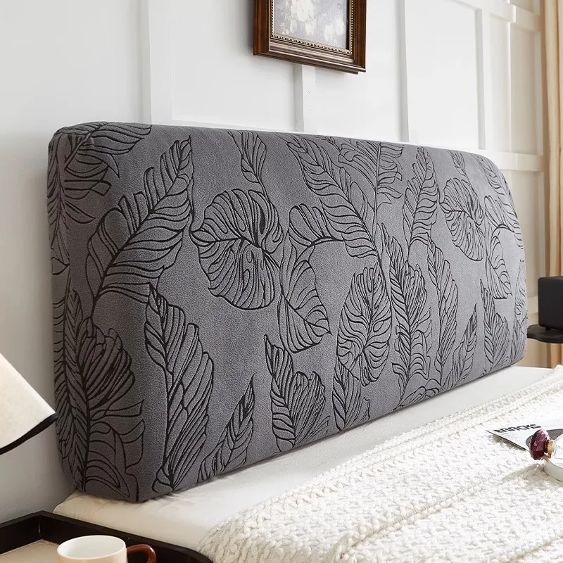 Fodera per testiera del letto jacquard Fodera per testata del letto elastica in stile retrò Comfort Fodera per schienale del letto all-inclusive nell'arredamento della camera da letto