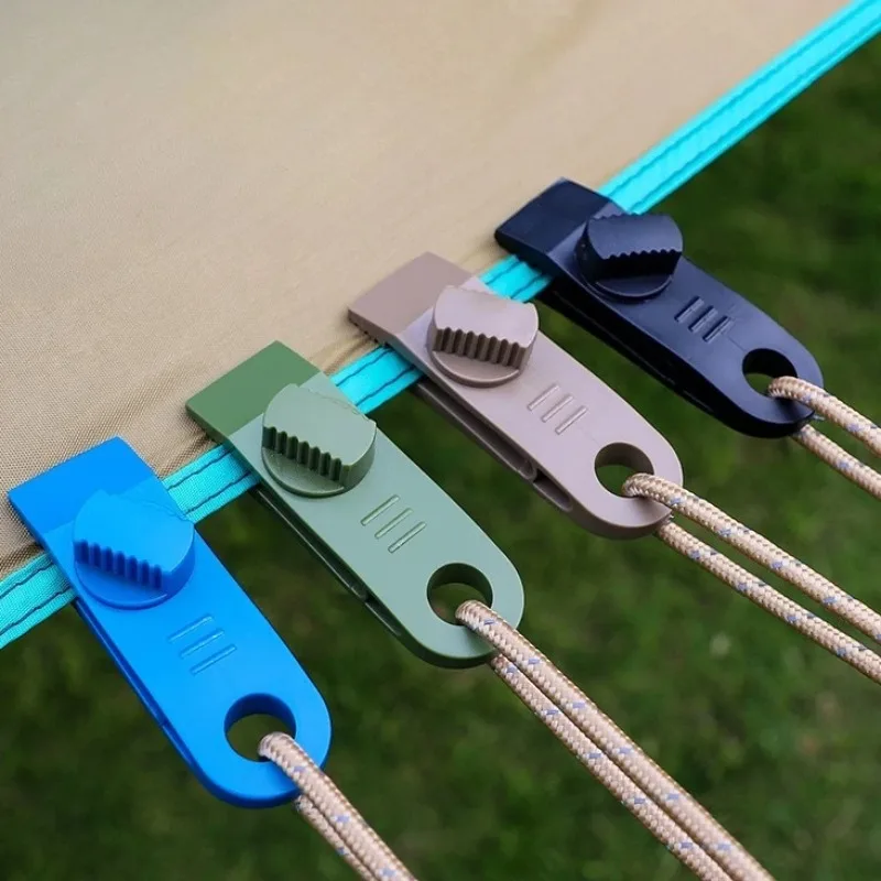 150PCS Outdoor Camping Canopy Fastening Clip Reinforced Nylon Tent Hook Extra Pull Point Wind Resistant Reverse Clasp Fitting