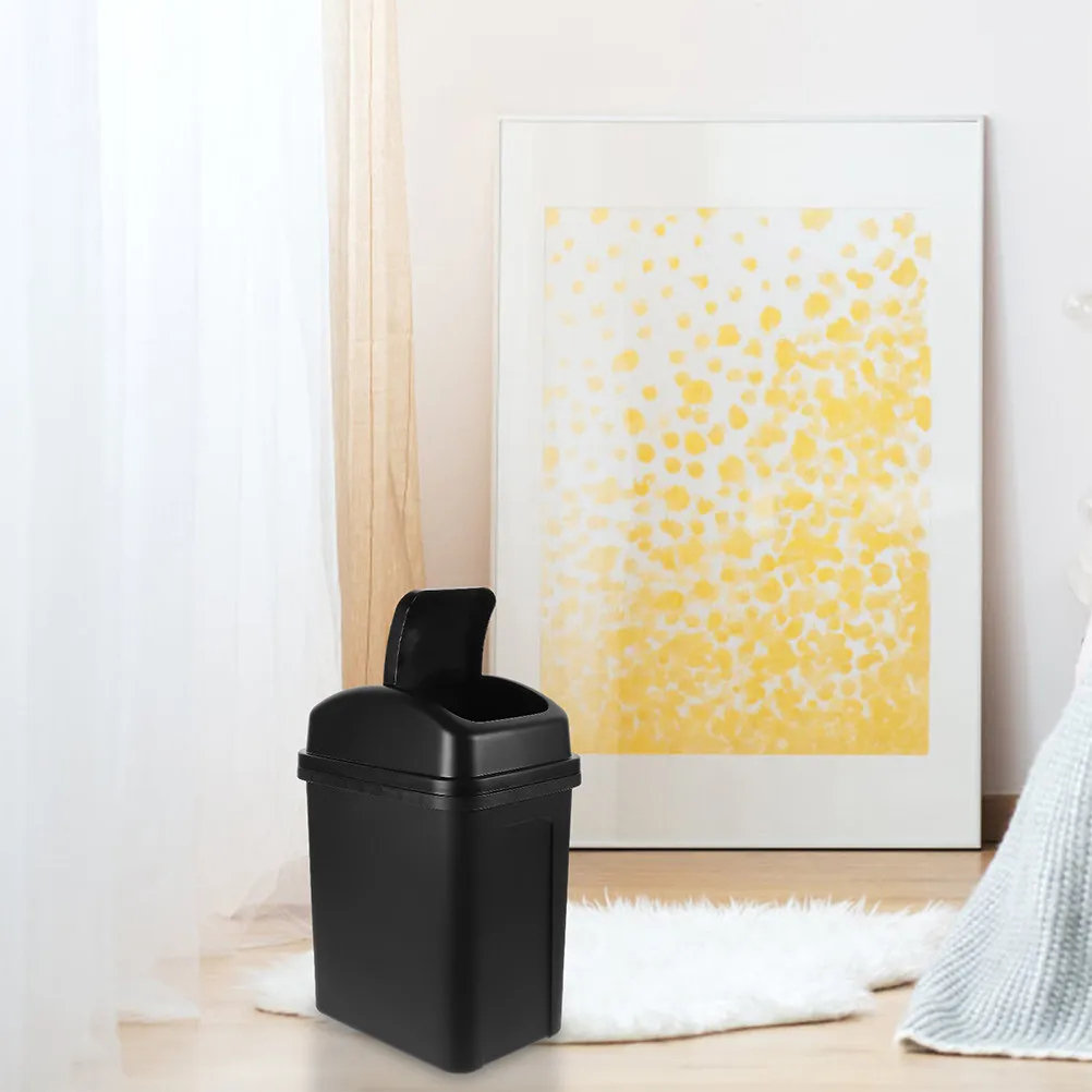 

Пластиковое мусорное ведро с откидной крышкой, большой емкости, утолщенное, для кухни, ванной комнаты, бытовое