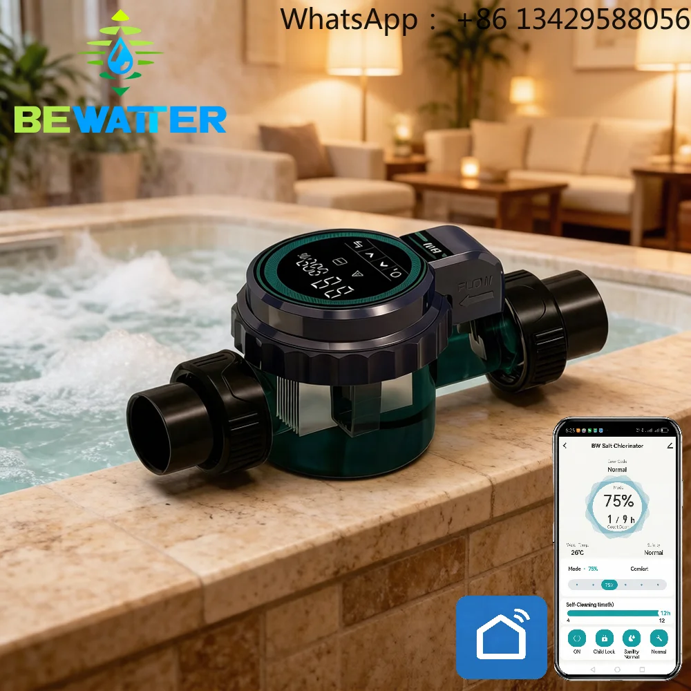 2G,4G,6G,8G,10G,12G,16G,20G,25G Salt Chlorine Generator Swimming Pool Electrolyser WIFI APP Smart Life Salt Chlorinator