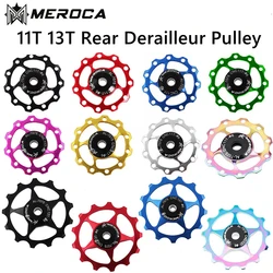 MTB Road Bike 11T 13T Rear Derailleur Pulley Guide Wheel Support 8-11 Speed Bicycle Guide Roller Idler 4/5/6mm For Shimano Sram