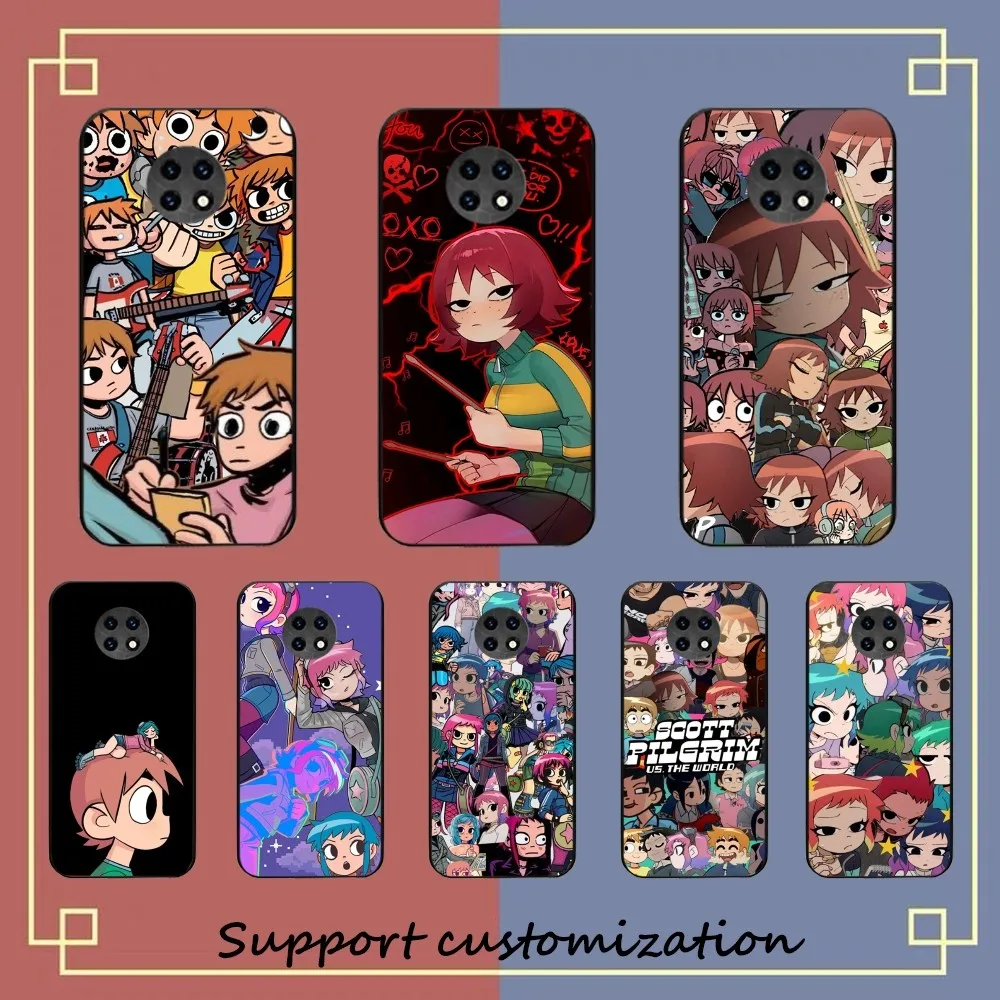 

Scott Pilgrim cartoon Phone Case For Redmi Note 4 X 5 A 6 7 8 T 9 9S 10 11 11S 11Epro Poco M3 pro