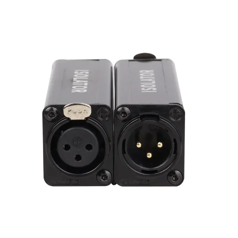 1Pcs Mono XLR Audio Isolator Mixer Noise Cancellation Audio Current Acoustic Filter Audio Noise Reducer