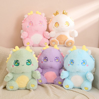 Super Cute Little Dragon Plush Toy Kawaii Dinosaur Plushie Soft Stuffed Animal Doll Toys For Girls Kids Baby Birthday Gift