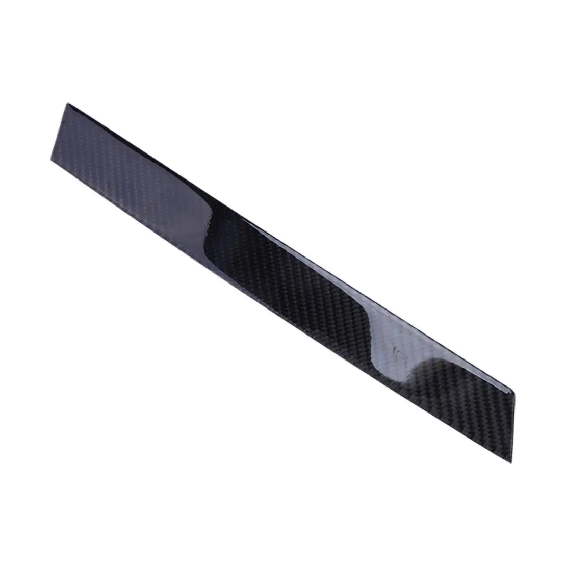 Black Carbon Fiber Car Interior Passenger Side Dashboard Sticker Trim Fit for Lexus RX350 350h RX500h 2023 2024 2025 LHD