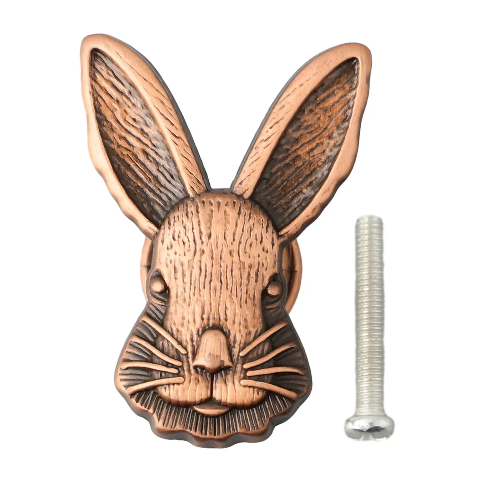 Rabbit Handle Handle 1pcs 4.9*3.5cm Zinc Alloy Bronze For Children's Room For Children's Room Rabbit Shape