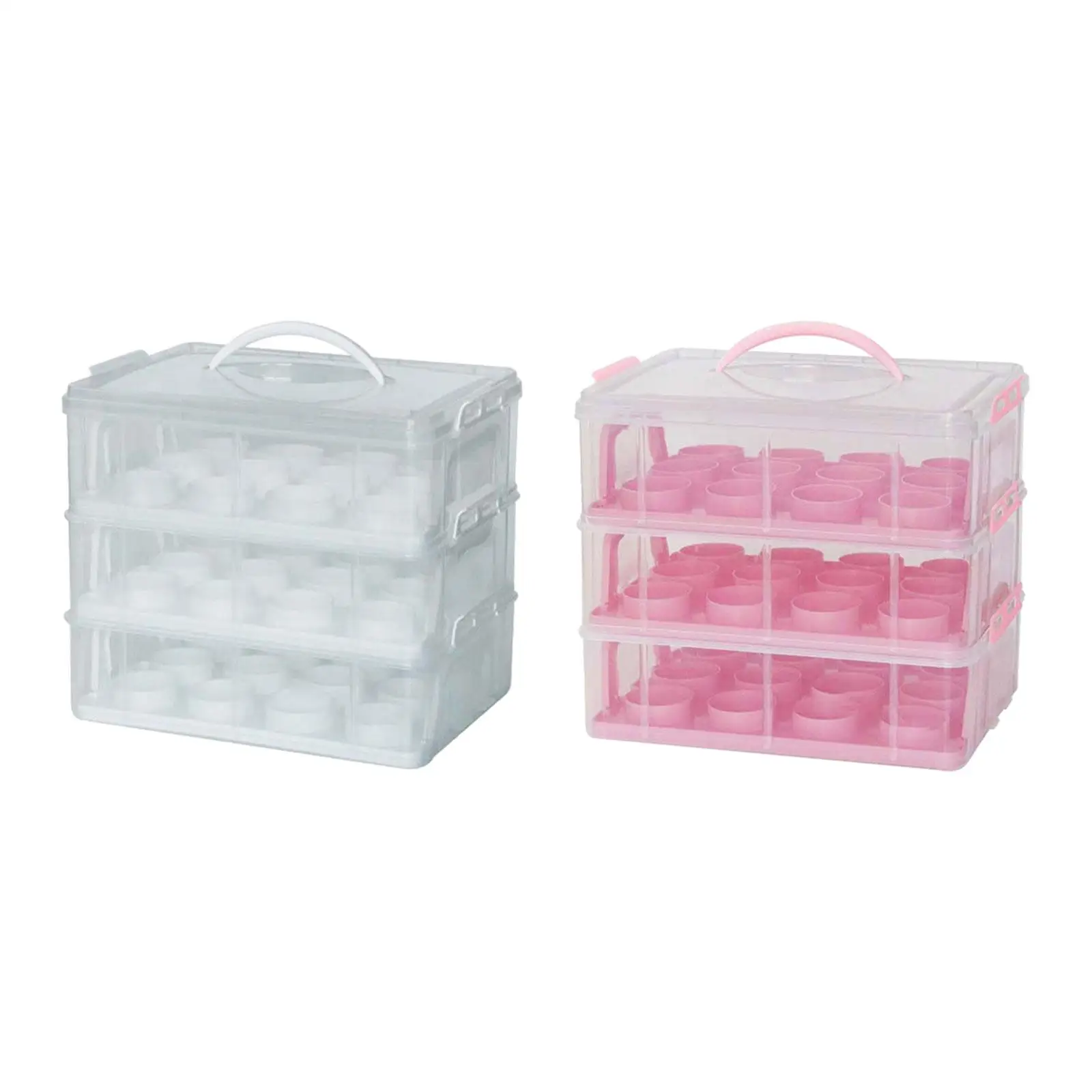 

Cupcake Carrier Cupcake Keeper Reusable Cupcake Box with Lid Holds 36 Cupcakes Cupcake Storage Container for Muffin Pastry