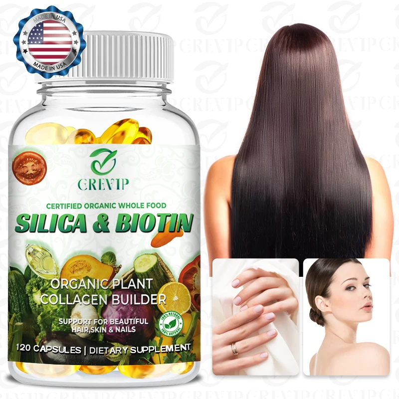 

Добавка из кремнезема и биотины — поддерживает метаболизм и максимальное впитывание для ярких волос, сияющей кожи и более сильных ногтей.