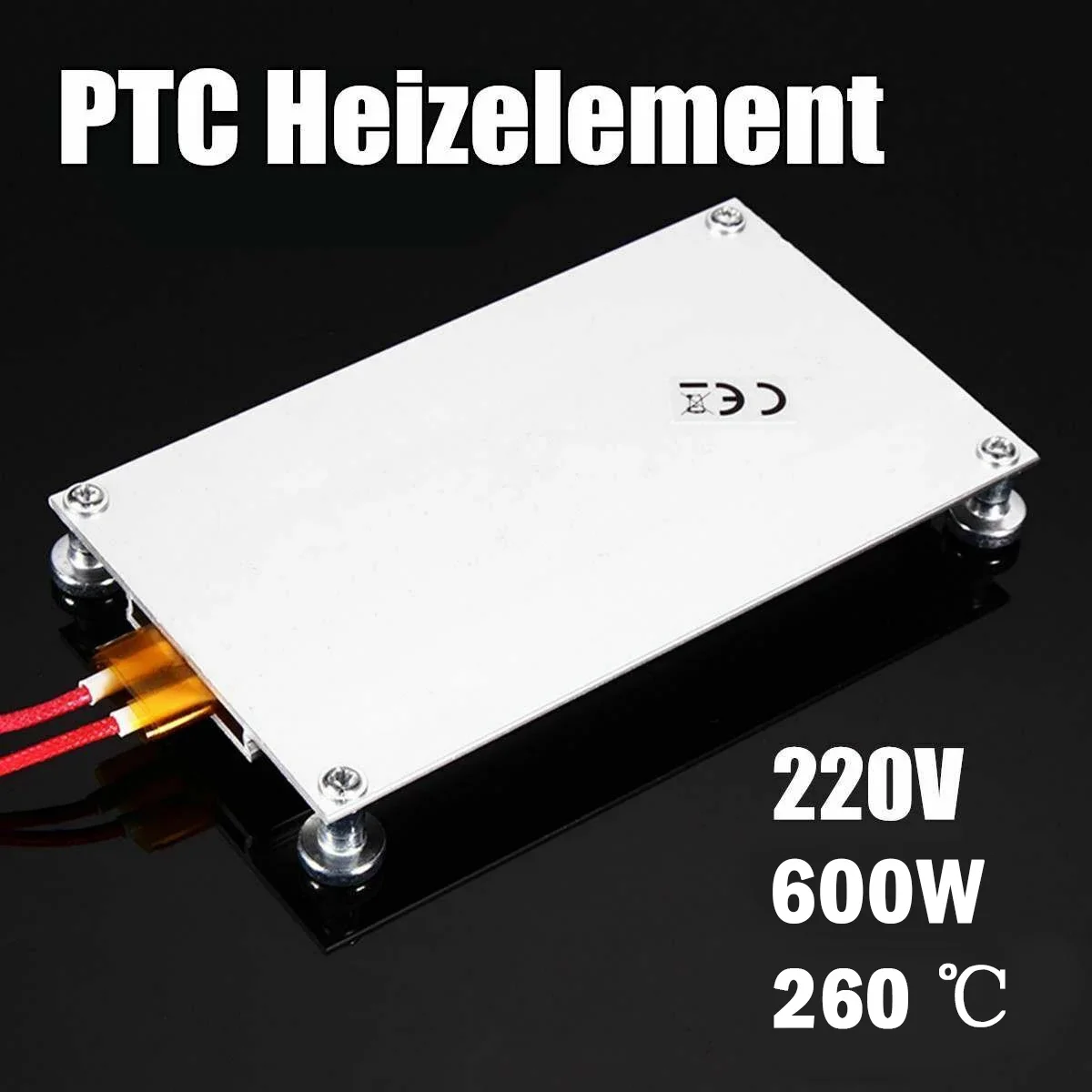 220V 600W LED Remover BGA Demolition Chip Welding Soldering Station Aluminum PTC Heating Plate Board 120x70mm