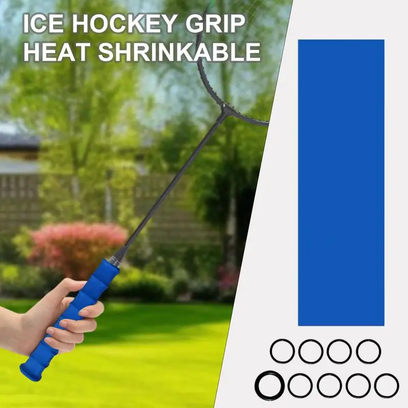 Hockey Stick Tape Stick Grip Sleeve Hockey Tape Strong Adhesive Hockey Stick Protector Heat Shrinkable Sleeve Non-Slip Ice Hocke