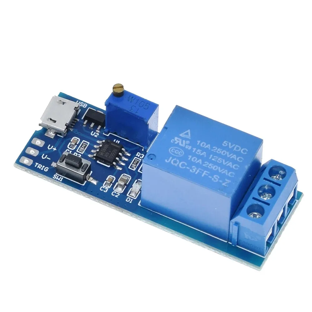 Wide voltage 5V-30V trigger delay relay module, timer, delay on, delay switch K7