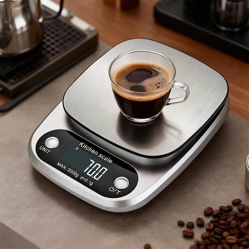 10kg/1g Digital Kitchen Scale High Precision LCD Electronic Food Scale Multifunction Jewelry Coffee Baking Portable Kitchen Too