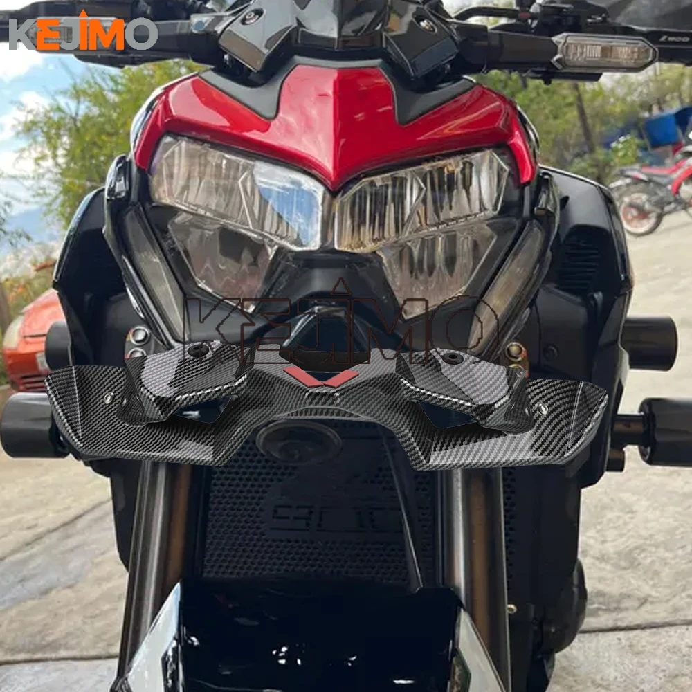 Motorcycle Front Spoiler Winglet Aerodynamic Wing Spoiler For Kawasaki Z900 z900 ABS/Performance 2020 2021 2022 Z900SE 2023 2024