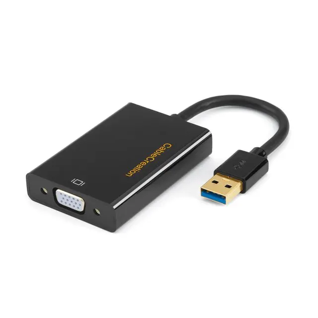 

USB to VGA (Display Link Chipset), SuperSpeed USB 3.0 to VGA External Video Card ,Most Compatible Resolution