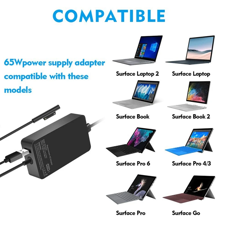 Зарядное устройство для ноутбука, 65 Вт, 15 В, 4 а