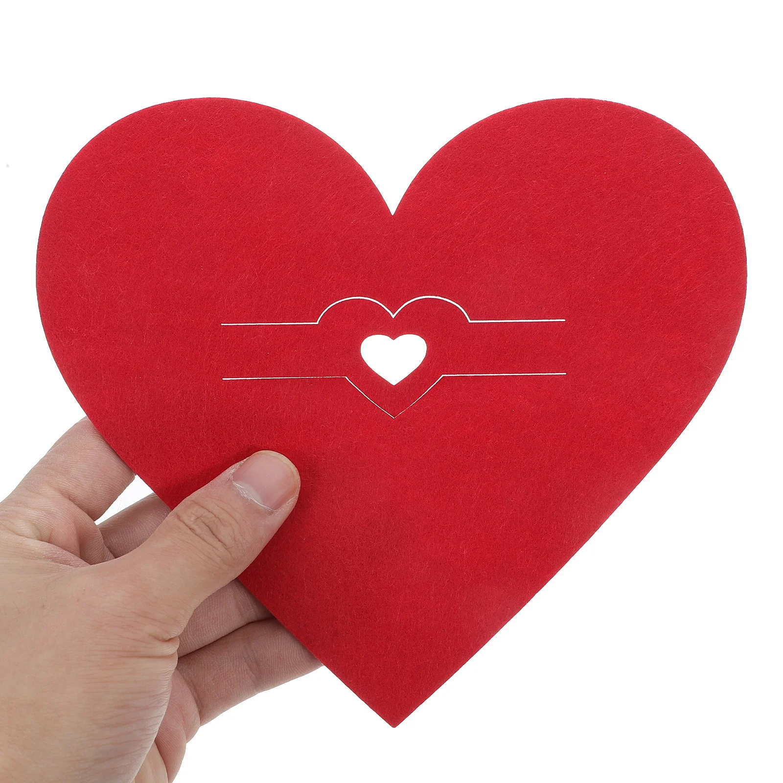 ถุงใส่ช้อนส้อมรูปหัวใจวาเลนไทน์ 12 ชิ้น ที่ใส่อุปกรณ์รับประทานอาหารสุดโรแมนติก สำหรับจัดเก็บอุปกรณ์บนโต๊ะอาหารในงานปาร์ตี้