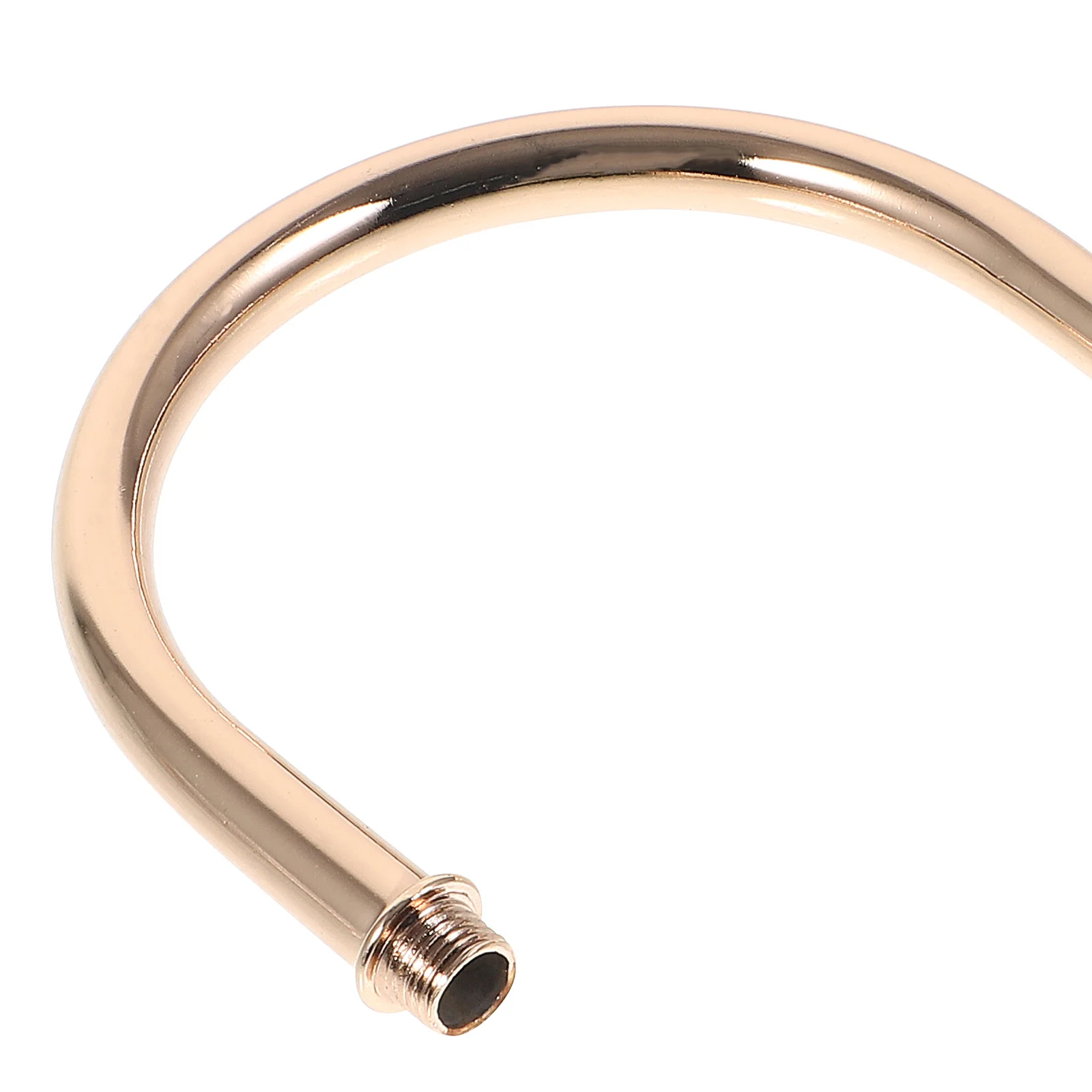 อุปกรณ์เสริมหลอดไฟติดผนังแบบโค้ง 215 มม. สีทองฝรั่งเศส เกลียว M10 อะไหล่โคมไฟ ก้านโค้ง ตัวต่อรางดาวน์โรด ดีไซน์ทันสมัย แข็งแรง