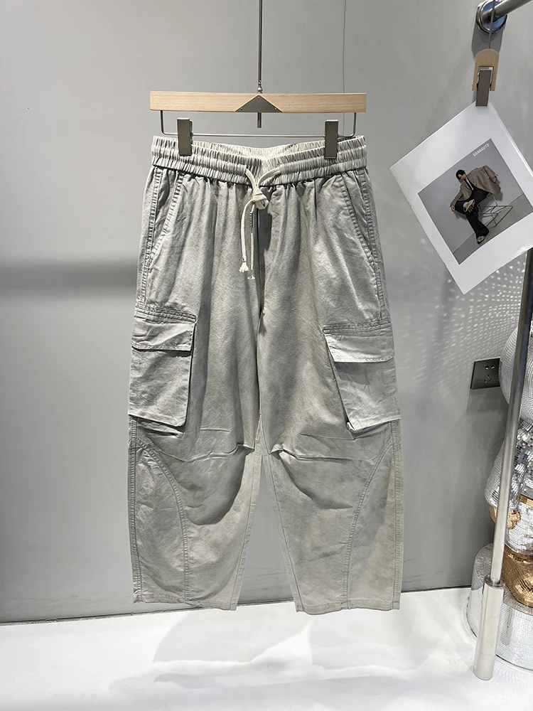 Waed Vintage Wide Leg Casual Pants Loose Workwear Trousers Youthful Autumn Winter Long Pants for Daily Wear