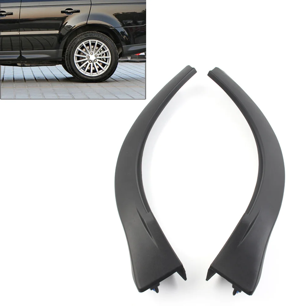 2Pcs Black Car Rear Flare Wheel Arch Moulding Trim For Land Rover Range Rover Sport 2006 2007 2009 2010 2011 2012 2013 LR031456