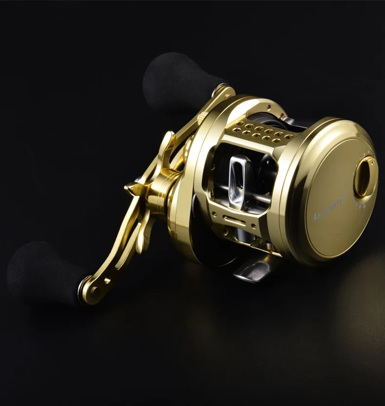 

New all-metal general use micro-matter drum long casting sea fishing drum 22 kg brake force 8+1 discharge alarm