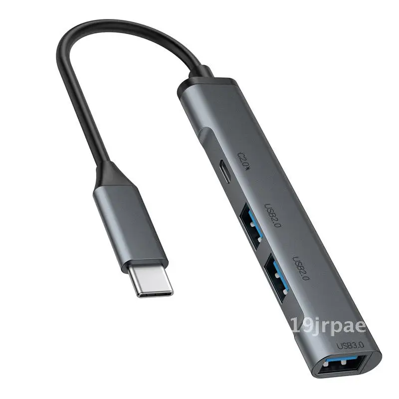 

Real PD Fast Charging USB Extender Type-C Expansion Dock with 4-in-1 Hub M1 Notebook Compatible Mobile Phone Set Splitter