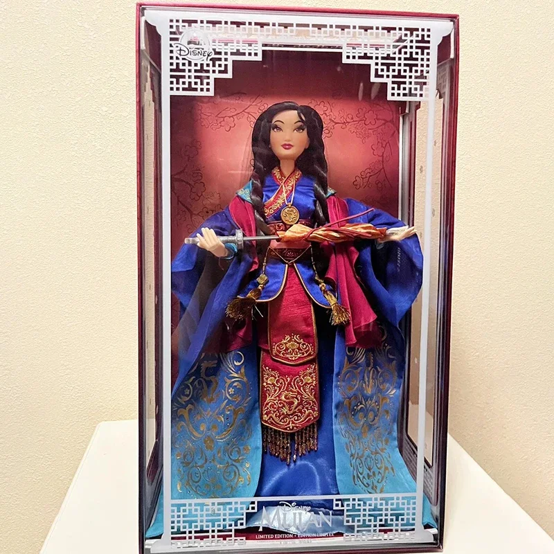 Original Disney Hua Mulan Limited Edition Collection Figure 18 Inches Hua Mulan Chinese Style Action Figurine Doll Anime Model