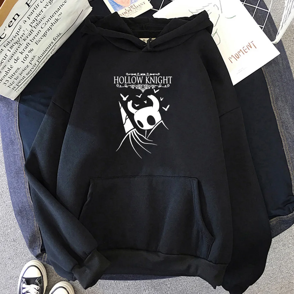 Hollow Knight Popular Game Printed Pullovers Hot Anime Hoodies Prevalent Men Street Sweatshirt Fall/winter Fleece Casual Clothes