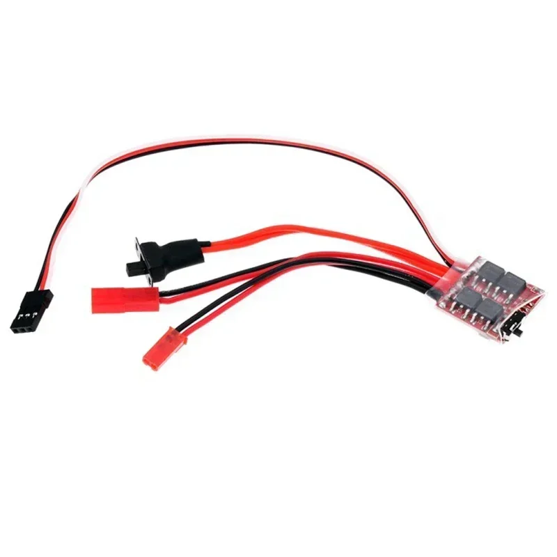 Controlador de velocidade do motor de escova RC ESC 20A com freio para tanque de barco de carro RC